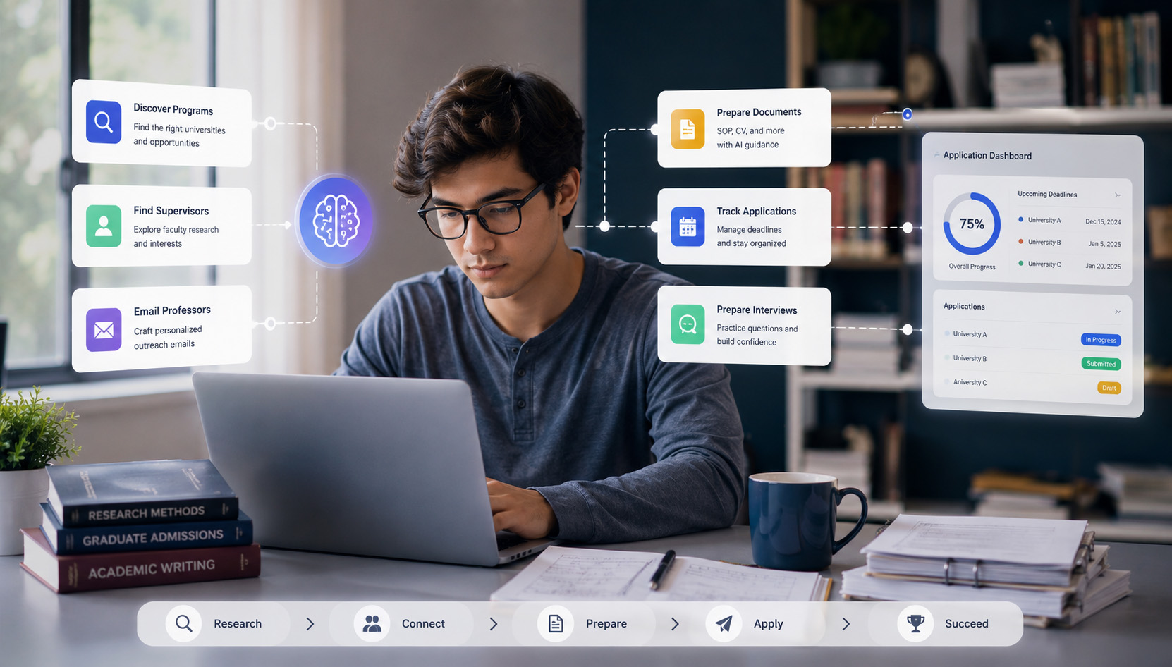 best AI tool for graduate school applications