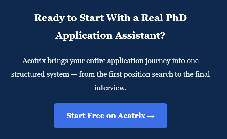 Application Assistant | Acatrix