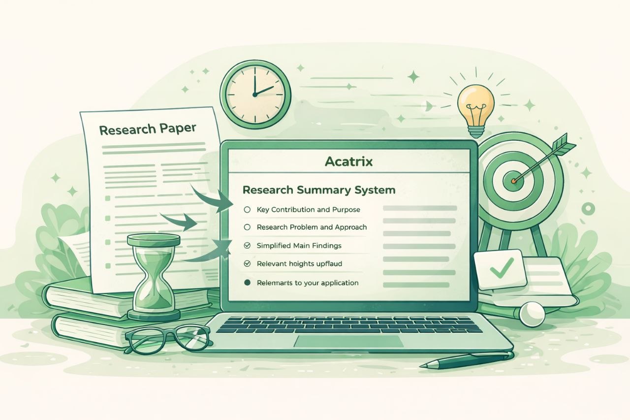 Research Summary with acatrix