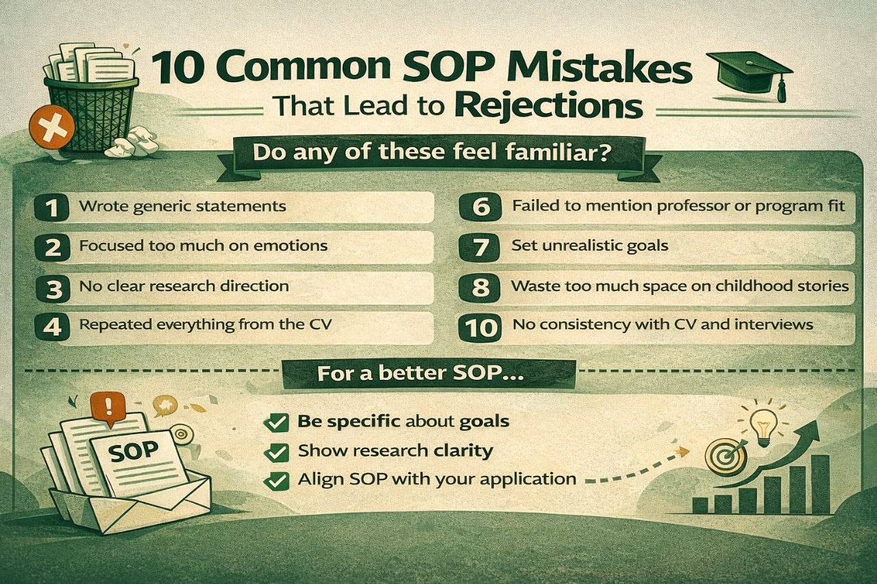 The Most Common SOP Mistakes