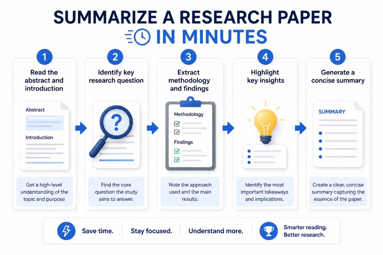 How to Summarize a Research Paper Quickly