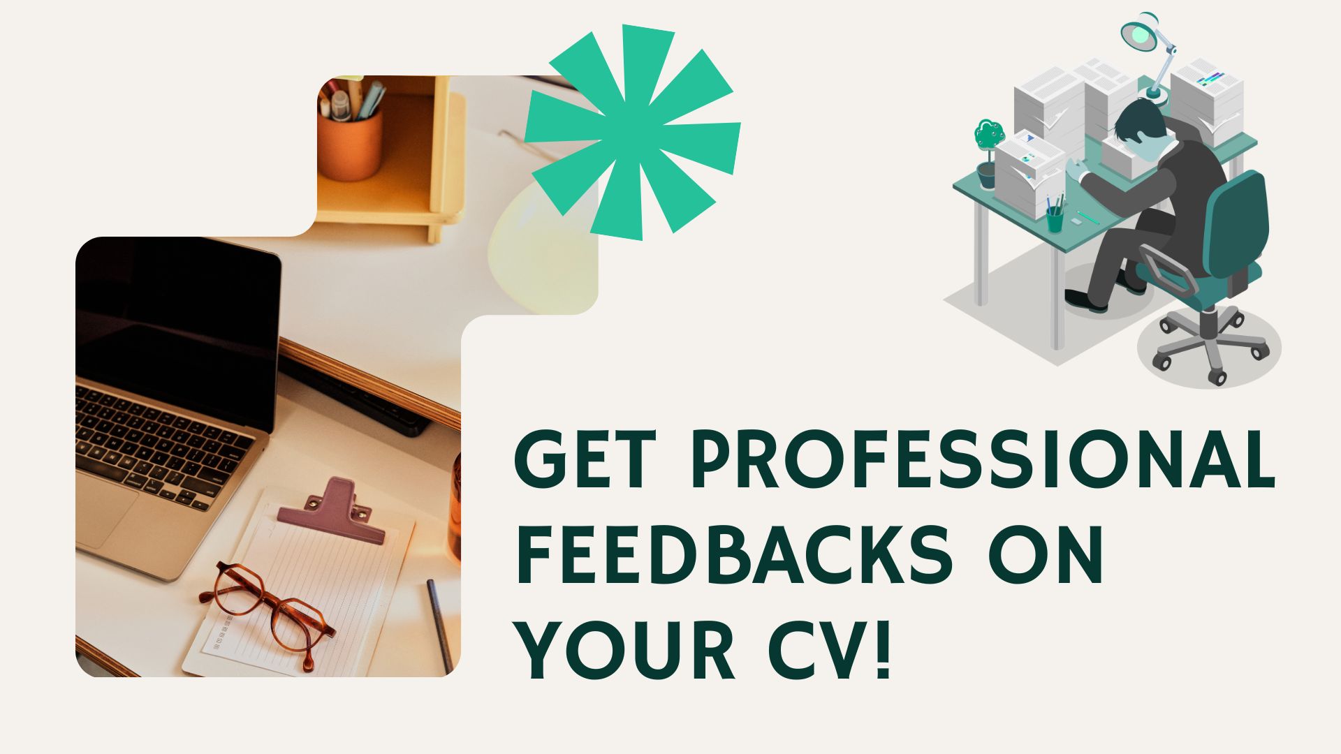 get professional feedbacks on your cv!