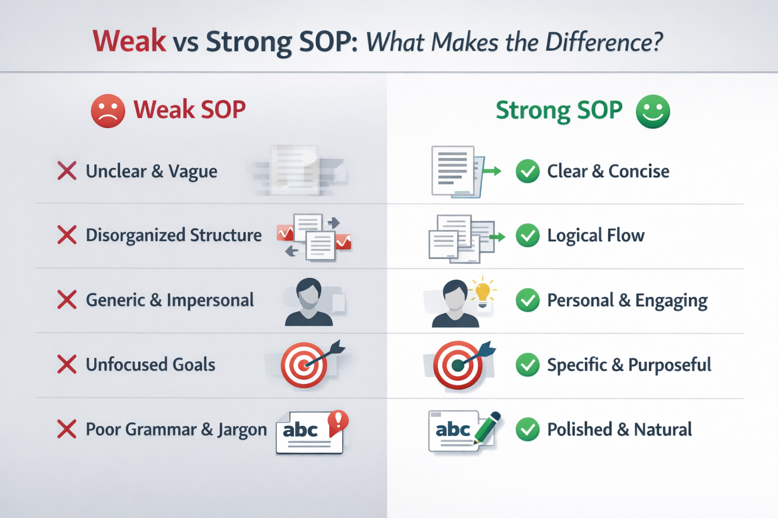 SOP Writing for Academic Applications