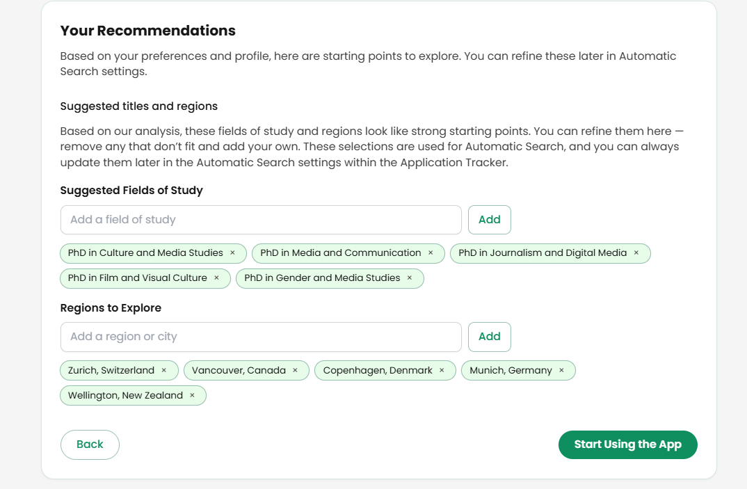 Review Initial Search Insights